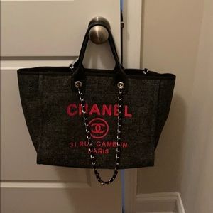 Chanel Canvas Deauville Tote